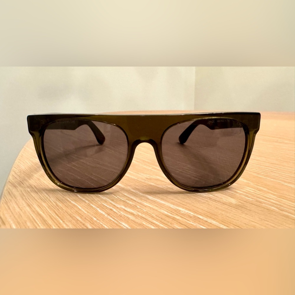 RetroSuperFuture Flat Top 423 AW11/12 Sunglasses Green/Brown Zeiss 50-18-140